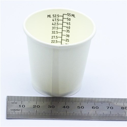 Graduated Paper Cup 55ml (2oz) Ctn 2000