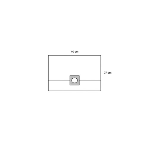 Drape Ophthalmic Lasik (Fen 4.25 x 3.8cm) 40 x 27cm