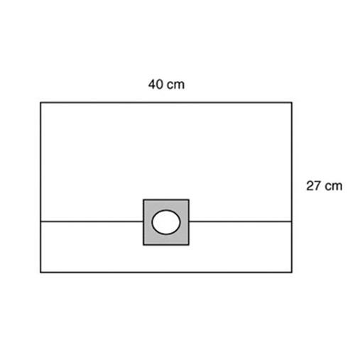 Drape Ophthalmic Lasik (Fen 4.25 x 3.8cm) 40 x 27cm