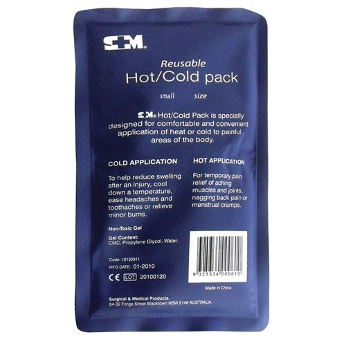 Hot/Cold Gel Pack Small 230 x 130mm S M (Nylon Cover)