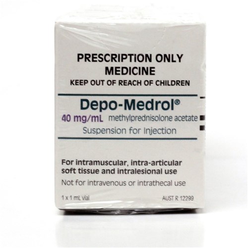 Depo Medrol 40mg 5 x 1ml (5 single boxes shrink wrapped) SM