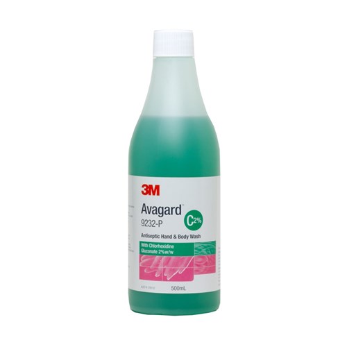 Avagard Antiseptic Hand & Body Wash 2% Chlorhexidine 500ml