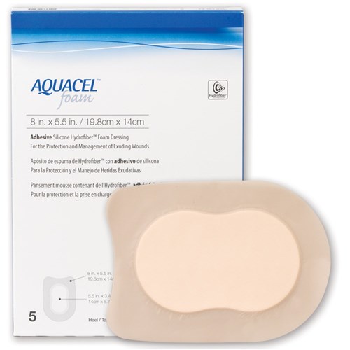 Aquacel Foam Adhesive Dressings Heel B5