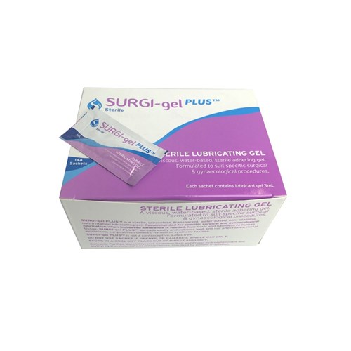 Lubricating Jelly Viscous 3ml Sterile Surgigel Plus B144