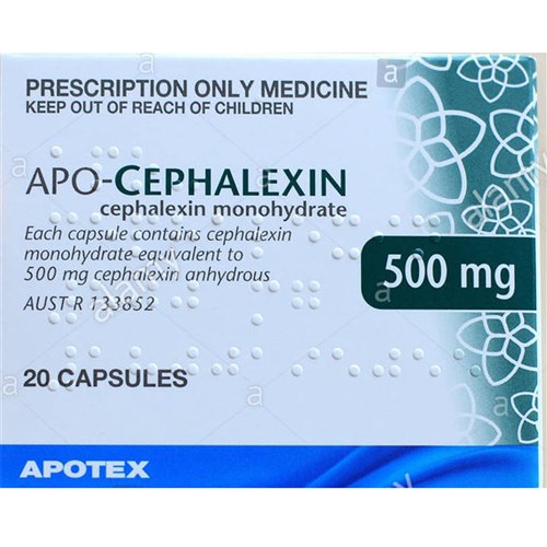 Cephalexin 500mg Cap P20 SM