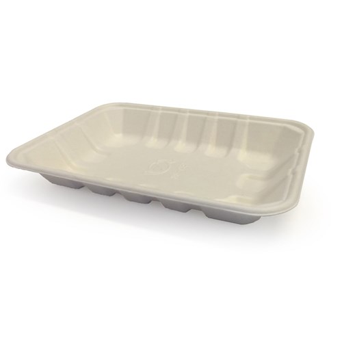 Disposable White Fibre Tray Small 13.5 x 18cm Curas P100