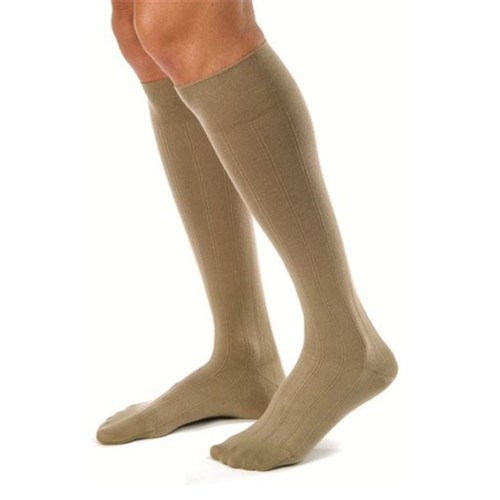 Jobst forMen Casual Socks Unisex 20-30mmHg Large Khaki