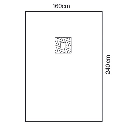 CV-Line Drape 160 x 240cm 12 x 12cm Fenestration St CTN10