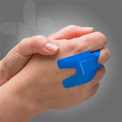 Aeroplast Blue Detectable Knuckle Dressings 75 x 38mm B40