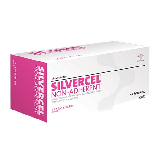 Silvercel NA Hydroalginate Dressings 2.5cm x 30.5cm B5