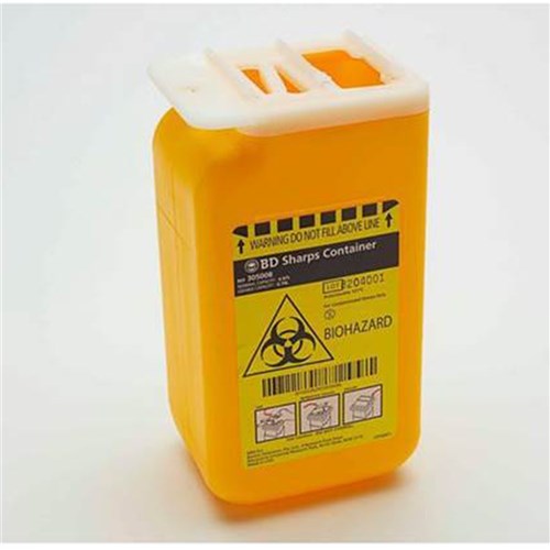 Bio-Hazard Collector B.D. Sharps .87ltr  Insulin 305008