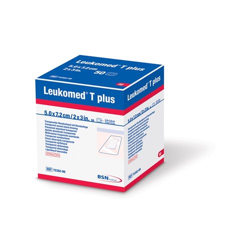 Leukomed T Plus Sterile 5 x 7.2cm Transparent (50)