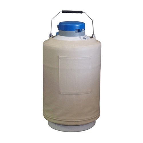 Liquid Nitrogen Dewar 10ltr w- Leather Cover Includes Ladle