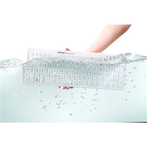 EasyClean Washable Keyboard (White)