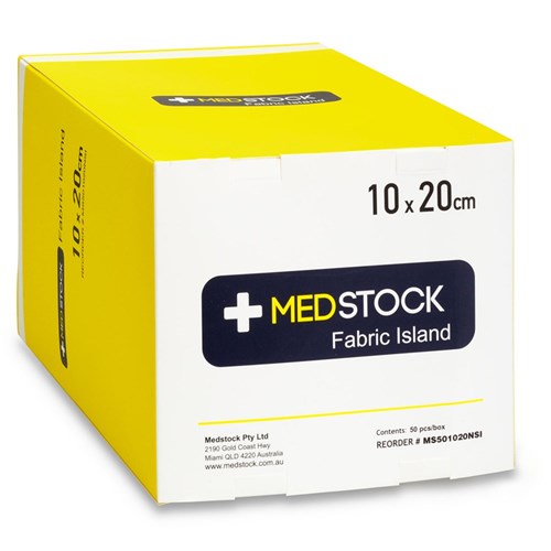 Medstock Fabric Island Dressing 10 x 20cm B50