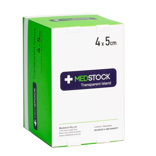 Medstock Transparent Island Dressing 4cm X 5cm