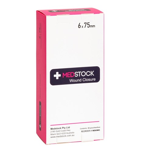 Medstock Wound Closure Strip 6 x 75mm B50