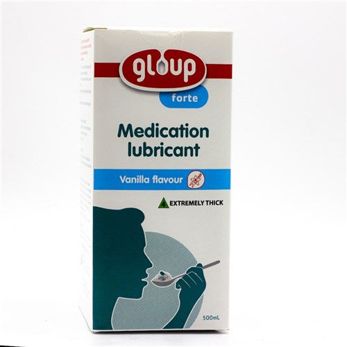 Gloup Medication Lubricant Forte Vanilla 500ml Extremely Thick Level 4