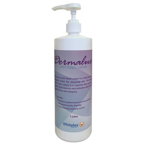 Dermalux Soft Towel Lotion 1 Litre Pump EACH