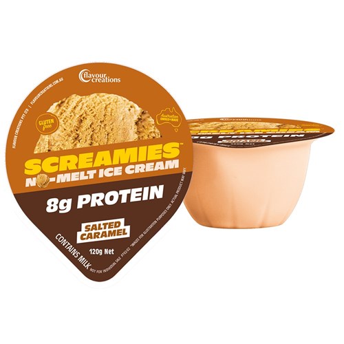 Flavour Creations Protein Salted Caramel Ice Cream 120g Screamies