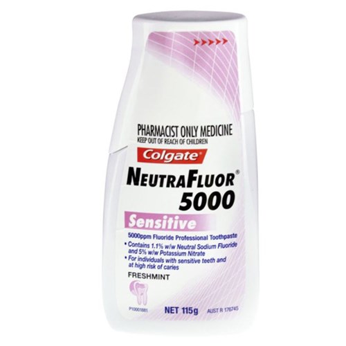 Neutrafluor 5000 Sensitive T/Paste 115G EACH