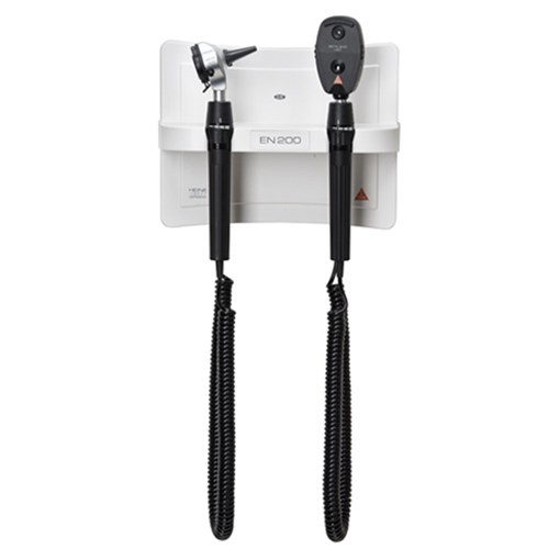 Heine EN200 Beta 400 LED FO Otoscope/Ophthaloscope 2 Handles