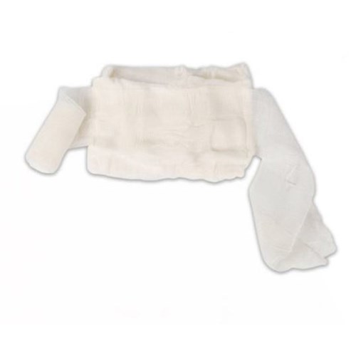 Dressing Wound Large Cotton Pad with Cotton Bandage PKT6