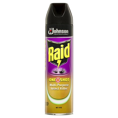 Raid One Shot Multi Purpose Insect Killer Citrus 375g Can