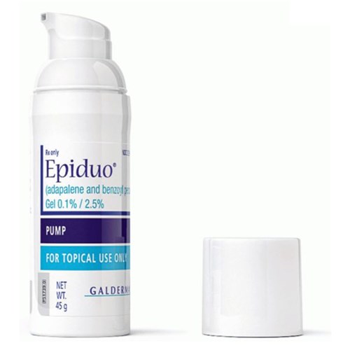 Epiduo Gel Pump 30g 2.5% Gel 0.1% SM