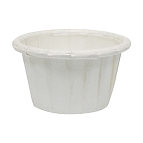 Half-Ounce Paper Portion Cup White Castaway PKT100