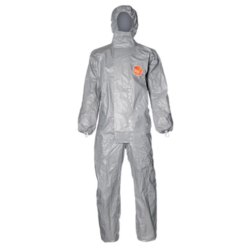 Coverall Tychem 6000F Grey Size Medium ANTISTATIC TYPE 3 4 5