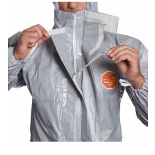 Coverall Tychem 6000F Grey Size Medium ANTISTATIC TYPE 3 4 5