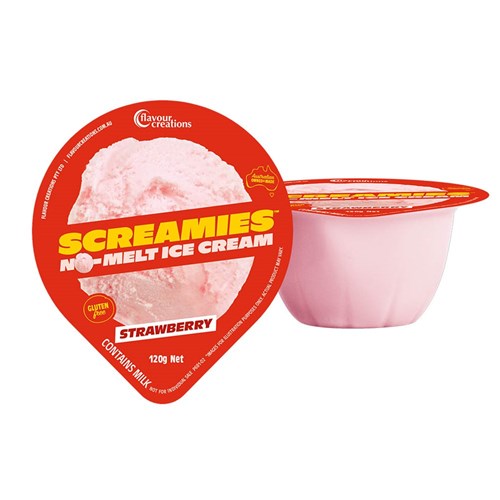 Flavour Creations Screamies NoMelt Strawberry IceCream CTN36